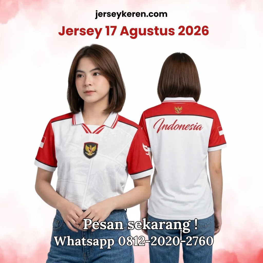 Vendor Jersey 17 Agustus 2026 terbaru
