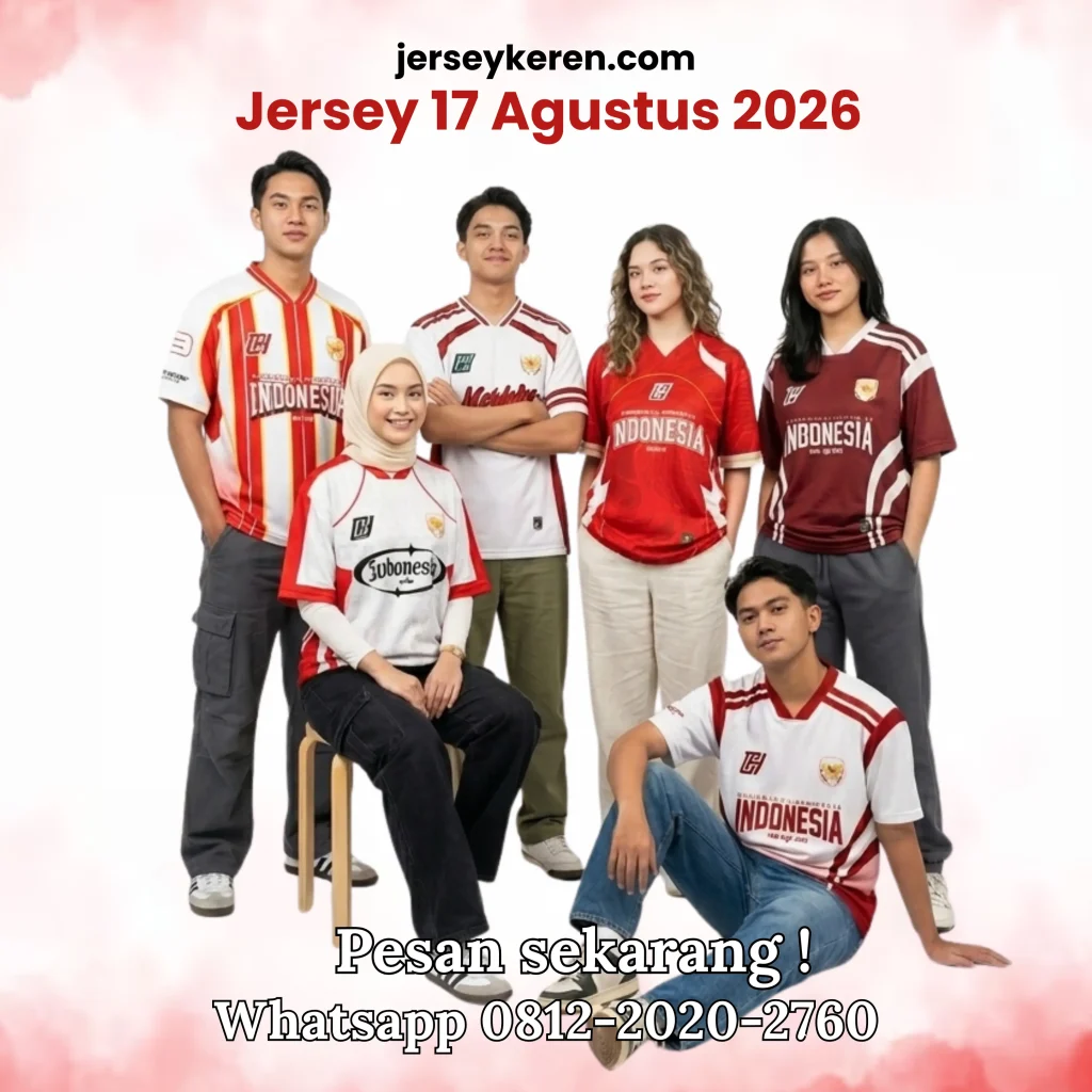 Vendor Jersey 17 Agustus Hut RI Indonesia 2026
