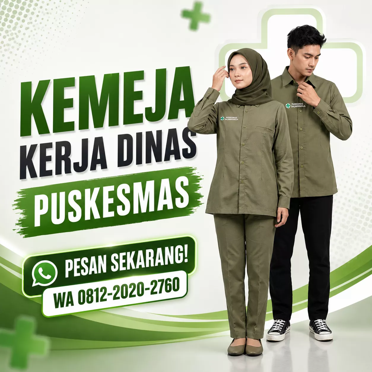Konveksi kemeja bandung seragam dinas Puskesmas