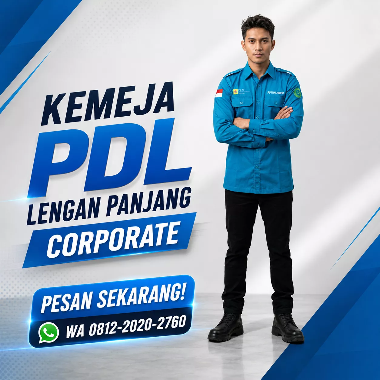 Vendor kemeja PDL Bandung seragam kerja PLN