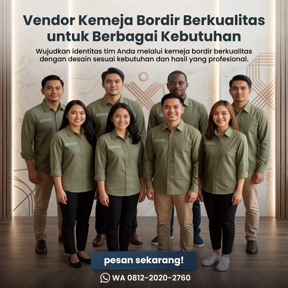 vendor kemeja bordir