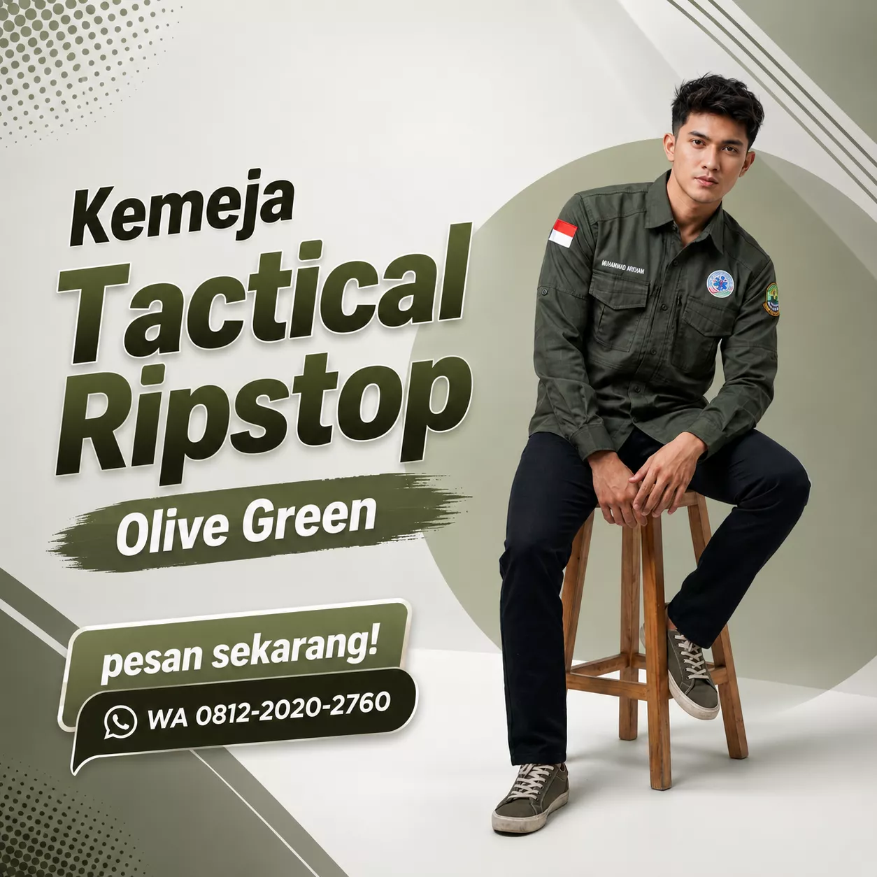vendor seragam kantor bandung tactical ripstop