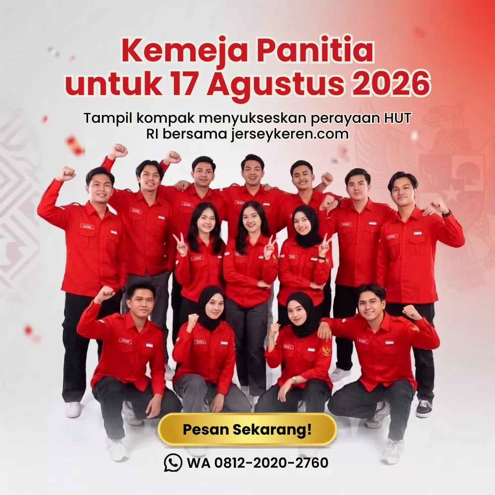 kemeja panitia 17 agustus 2026
