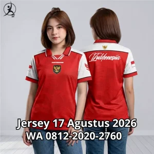 jersey kemerdekaan indonesia 17an