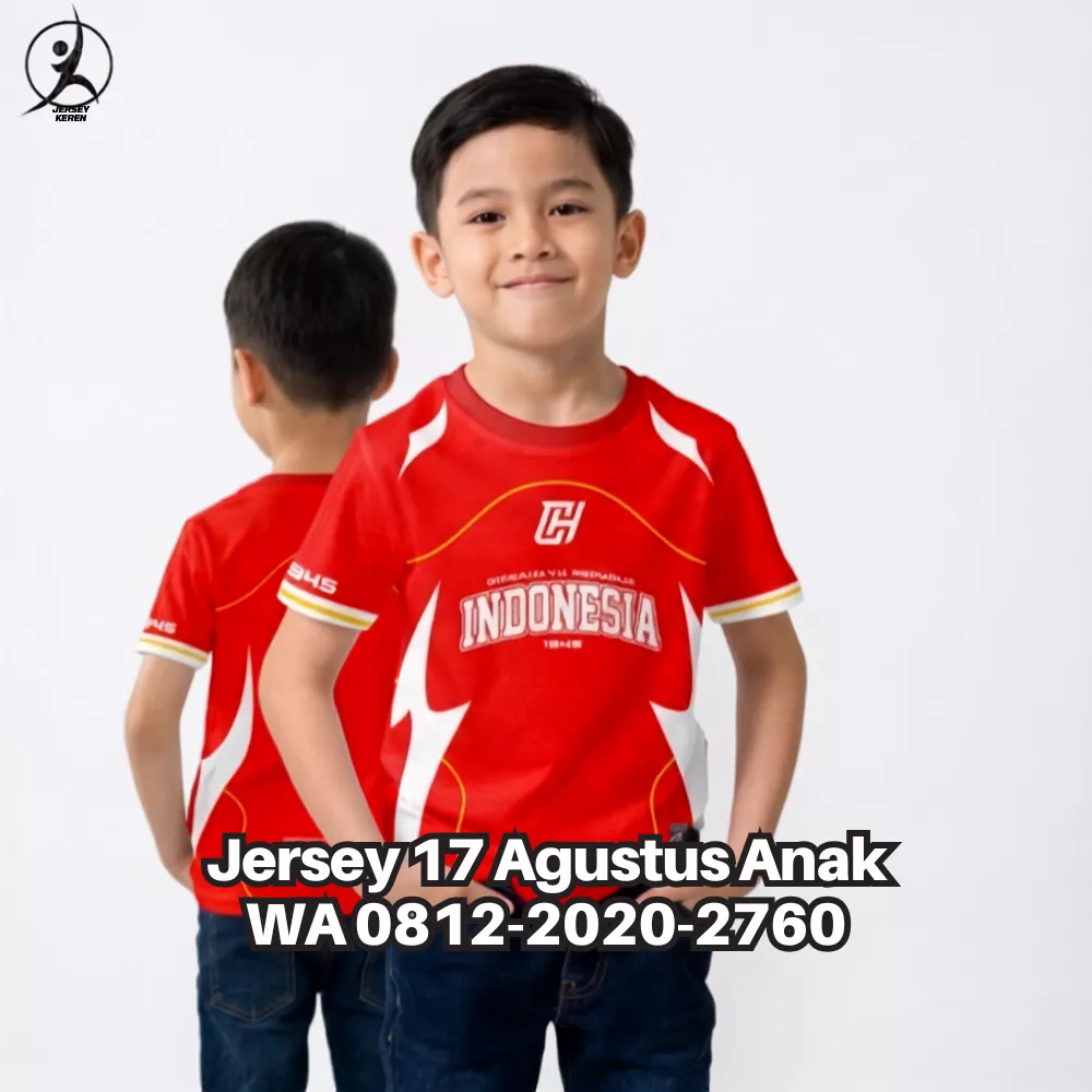 jersey agustusan anak keren