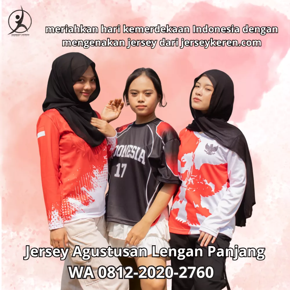 jersey agustusan lengan panjang