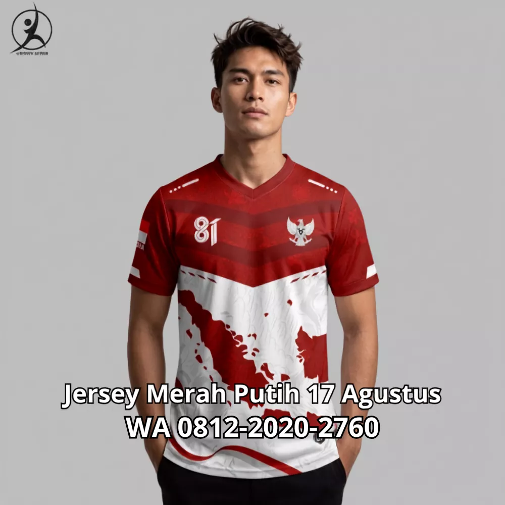 jersey 17 agustus merah putih