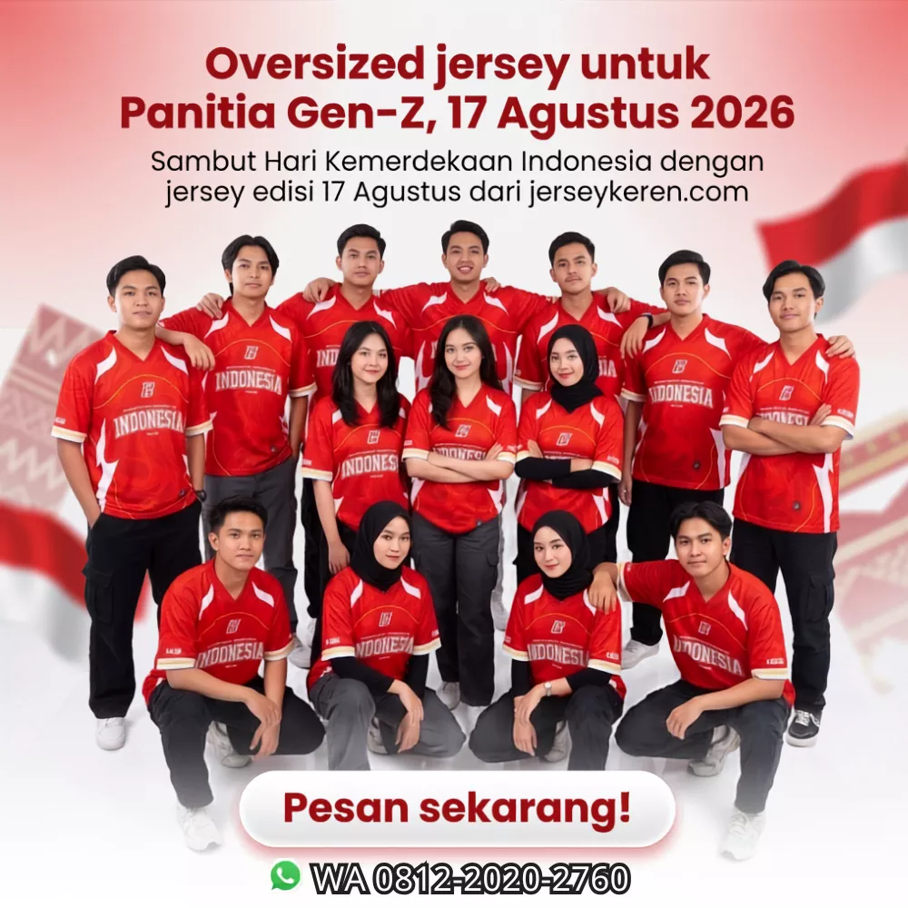 jersey oversize 17 agustus 2026